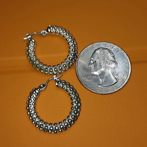 3 Pairs of Earring Silver Color and Faux Pearls They are Awesome Together - Picture 2 of 5